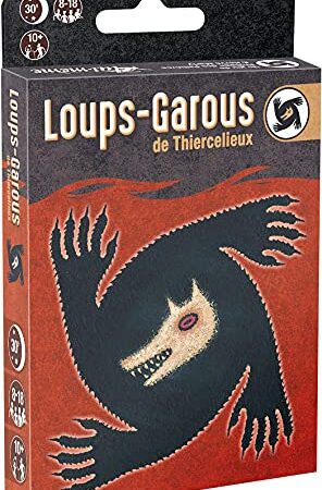 Loups-Garous de Thiercelieux - Nouvelle Édition - Jeu de Société de Bluff pour Adultes et Enfants dès 10 ans - Jeu d'Ambiance de 8 à 18 joueurs - Jeu de Rôles en Version Française - 30 min