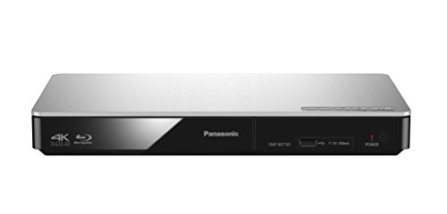 Panasonic DMP-BDT185EG Blu-ray Player (DLNA, Internet-Apps, Video on Demand, 4K Upscaling, 3D, USB, LAN-Anschluss, Dual Core Prozessor, HDMI-Steuerung, MKV-Playback) silber