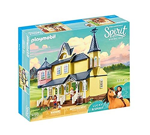 Playmobil DreamWorks Spirit 9475 Lucky's Happy Home, For Children Ages 4+