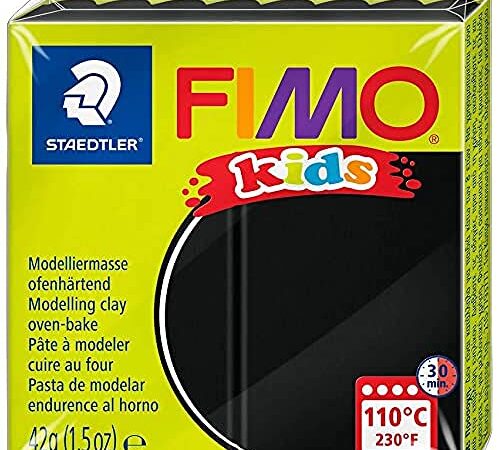 Staedtler - Fimo kids - Pain Pâte à  Modeler 42 g Noir