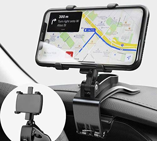 TOFURT Support de Téléphone Voiture Rotation à 360 degrés, Tableau de Bord Socles téléphone Portable Automobile Car Phone Mount pour GPS et Les Smartphones de 4 à 7 Pouces