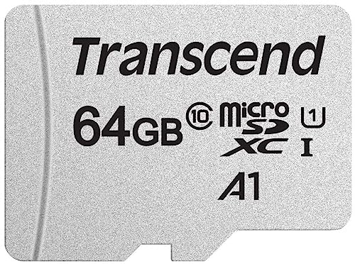 Transcend - 64Go - SDXC/SDHC 300S Carte microSD 64 Go sans adaptateur SD - TS64GUSD300S