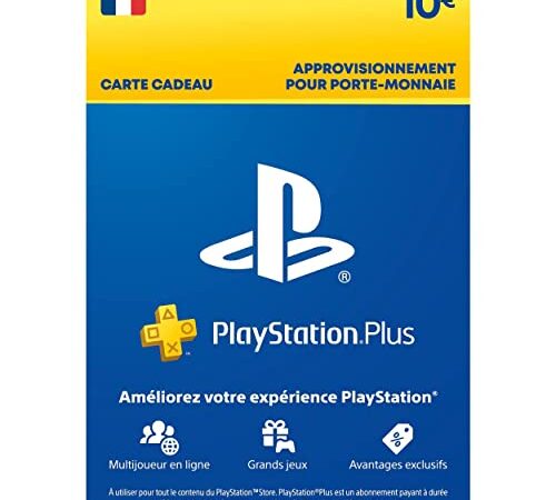 10€ Carte Cadeau PlayStation Store pour PlayStation Plus Essential | 1 Mois | PSN Compte Français [Code par Email]