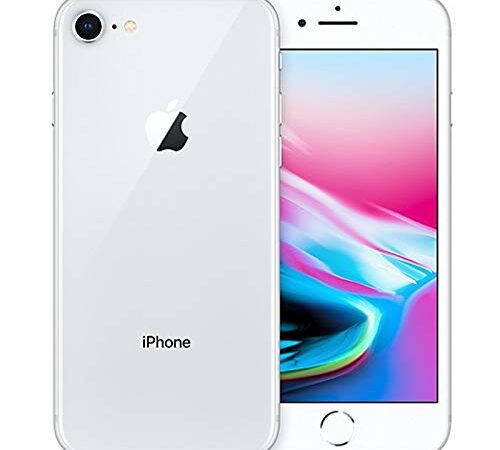 Apple iPhone 8 64Go Argent - Débloqué (Reconditionné)