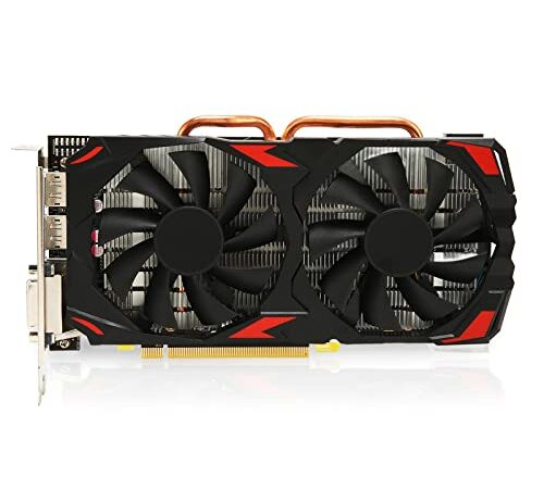 Carte Graphique RX 580, Carte Graphique de Jeu 8 Go GDDR5 256 Bits, Prise en Charge des Ventilateurs de Refroidissement 8K 2, Carte Graphique de Jeu 16 PCI Express 3.0 pour Bureau à Domicile