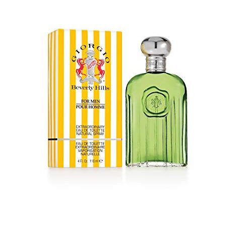 Giorgio Beverly Hills, Eau de Toilette Vaporisateur pour Homme (118ml), Senteur Boisée et Orientale, Parfum Distingué et Audacieux