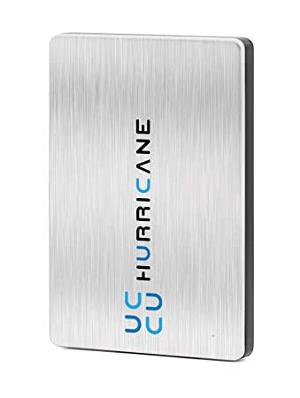 HURRICANE MD25U3 500go Disque Dur Externe Portable USB C HDD pour Photos Smart TV PC Ordinateur Portable Ps4 Ps5 Xbox Compatible avec Windows Mac OS Linux - Argent