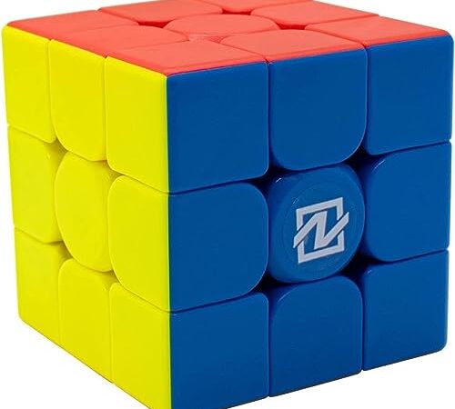 Nexcube - Casse-Tête - A partir de 8 Ans - Le Cube de Rapidité et de Réflexion des Pros - Cube 3x3 - Rotation FacileCoins arrondis - Puzzle 1 joueur