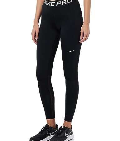 Nike Womens Leggings W NP 365 Tight, Black/White, CZ9779-010, L