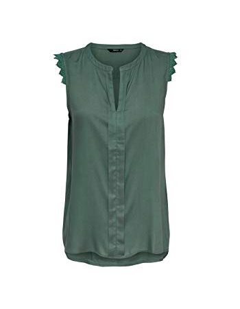 ONLY NOS Onlkimmi S/L Top WVN Noos Débardeur, Vert (Balsam Green Balsam Green), 44 (Taille Fabricant: 42.0) Femme