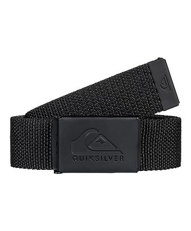 Quiksilver Homme Principal Schwack Ceinture tiss e, Noir, Taille unique EU