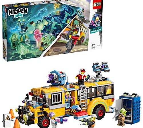 LEGO Hidden Side - Le Bus Scolaire Paranormal, Jeu de Construction Interactif 8 Ans et Plus, 689 Pièces - 70423